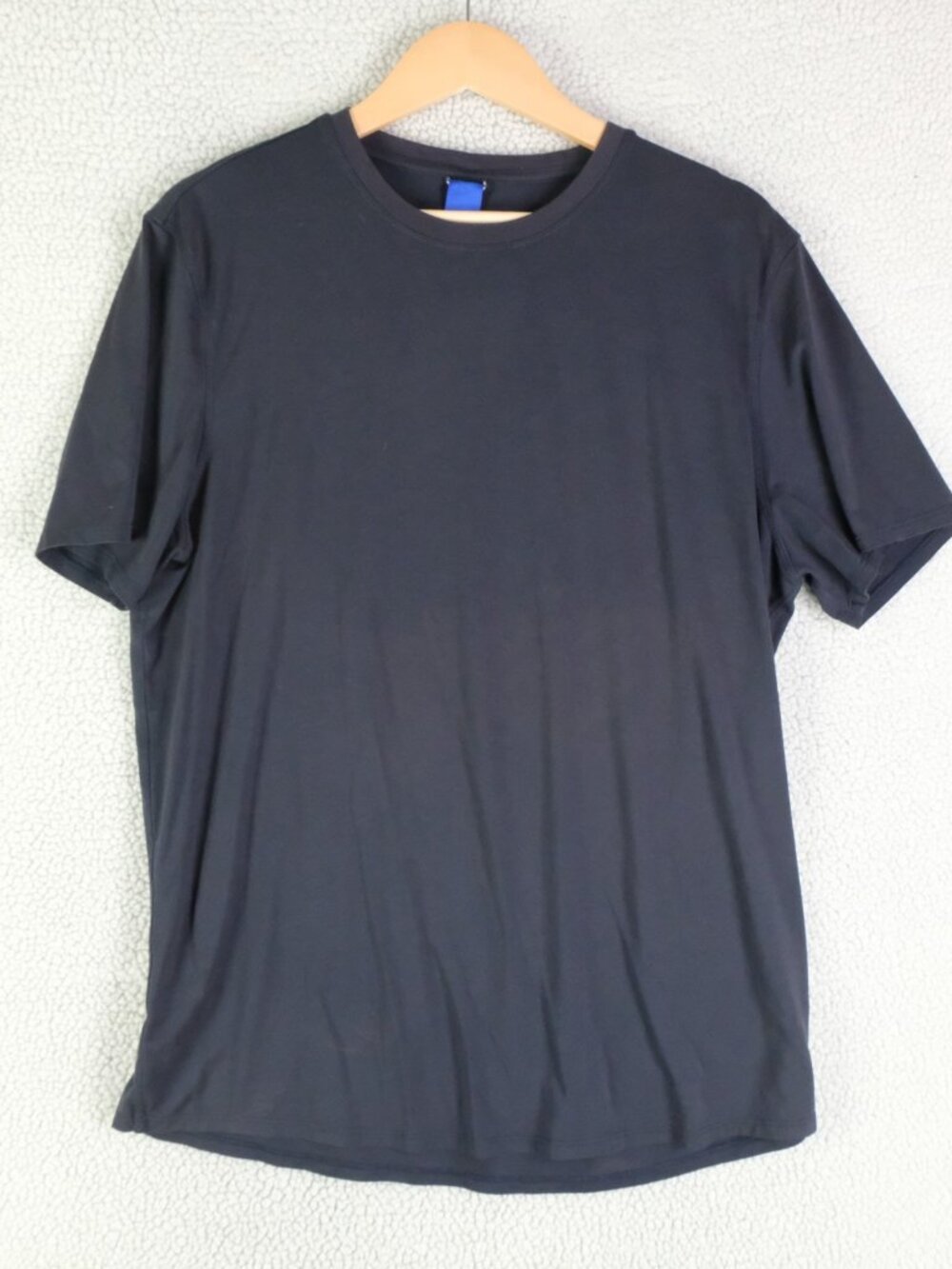 Kit Ace T Shirt Mens Large Navy Blue Short Sleeve Performance Athletic